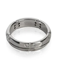 Pre-Owned Tiffany & Co White Gold Diamond Streamerica Band