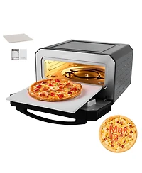 Cozito Electric Pizza Oven, 12 inches Countertop Pizza Cooker with 5 Presets