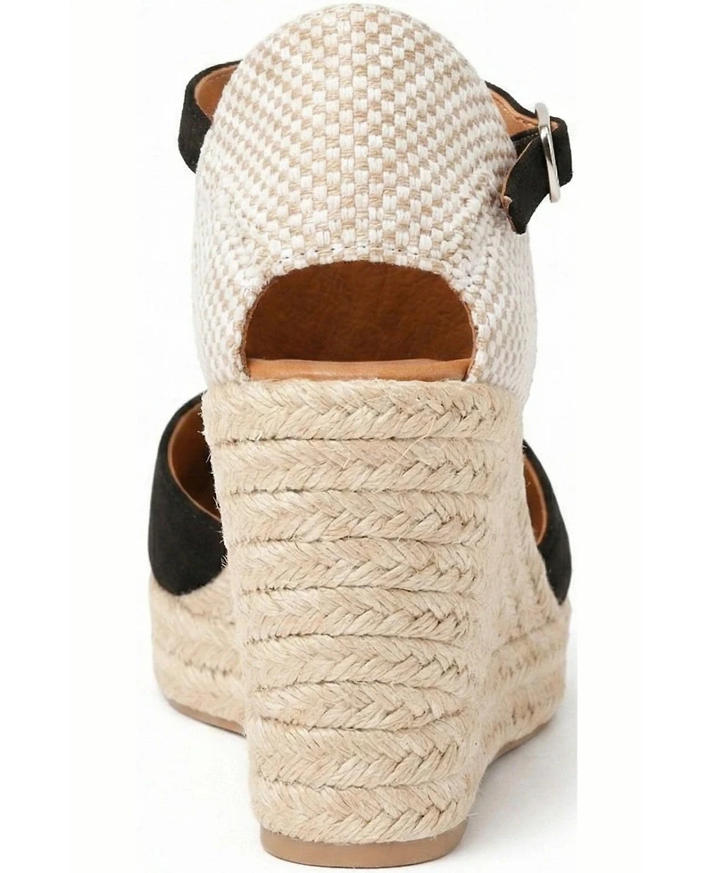 Menina Step Women's Jimena High Strap Espadrille Sandal