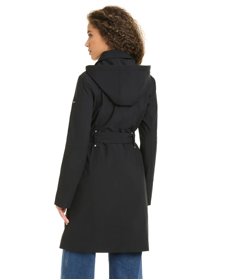 Jones New York Women's Belted Softshell Coat