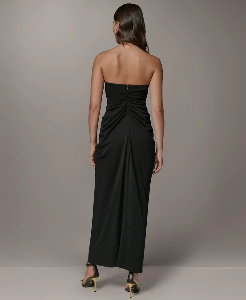 Donna Karan New York Petite Strapless Sweetheart Maxi Dress