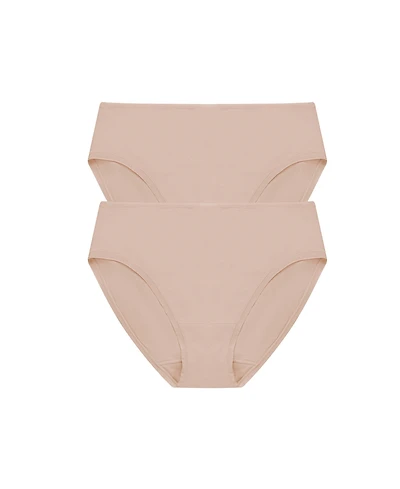Natori Women's Bliss Bare Cotton Hipster -Pack