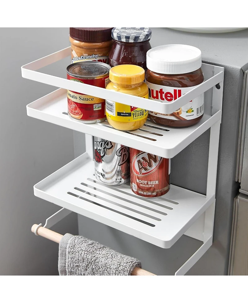 DormCo Suprima Magnetic Fridge Organizer Shelves