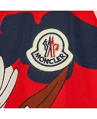 Pre-Owned Moncler Women's Floral Camo Print Cotton Camp Collar Shirt