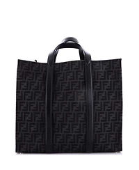 Pre-Owned Fendi Large Shopper Tote Zucca Canvas