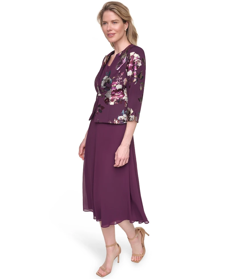 Jessica Howard Petite Removable Jacket & Sleeveless Dress, 2-Piece Set