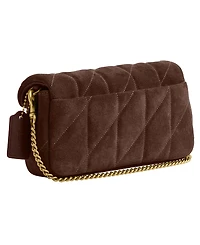 Coach Tabby Mini Quilted Suede Crossbody Bag