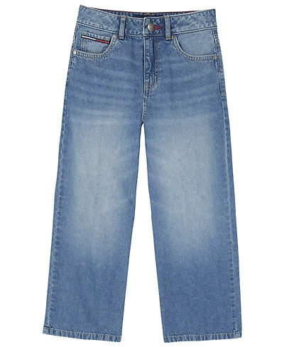 Tommy Hilfiger Girls' 7-16 Wide-Leg Jeans