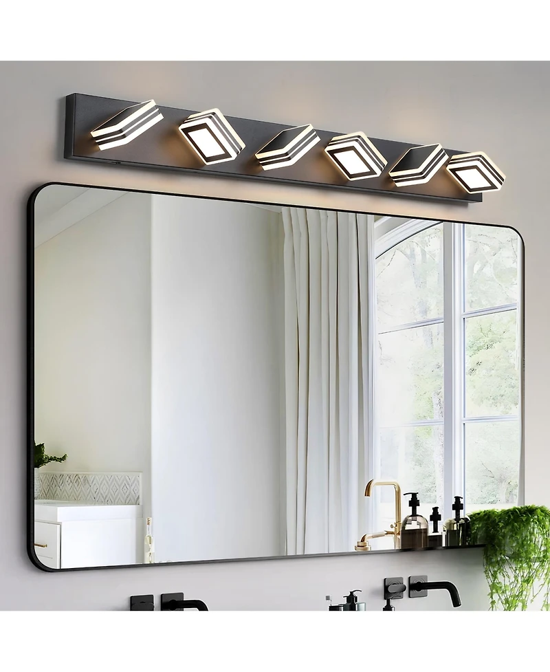 Midola 40" Modern 6-Light Led Vanity Light