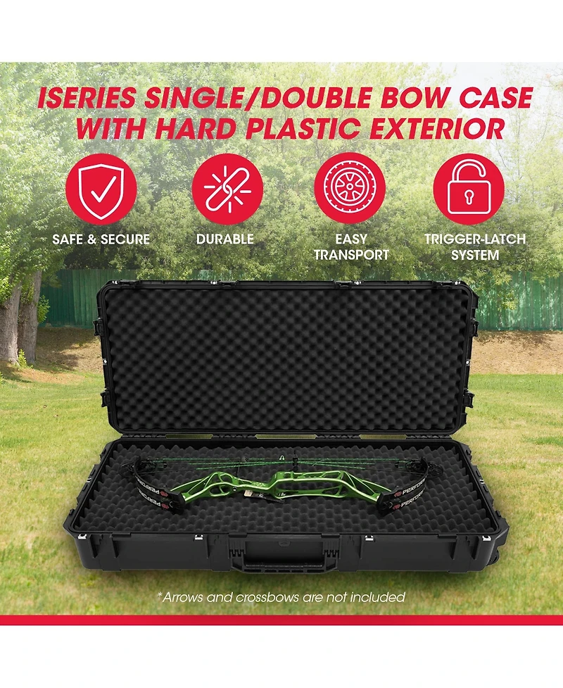 Skb Cases 3I-4719-pl iSeries Single/Double Bow Case with Hard Plastic Exterior