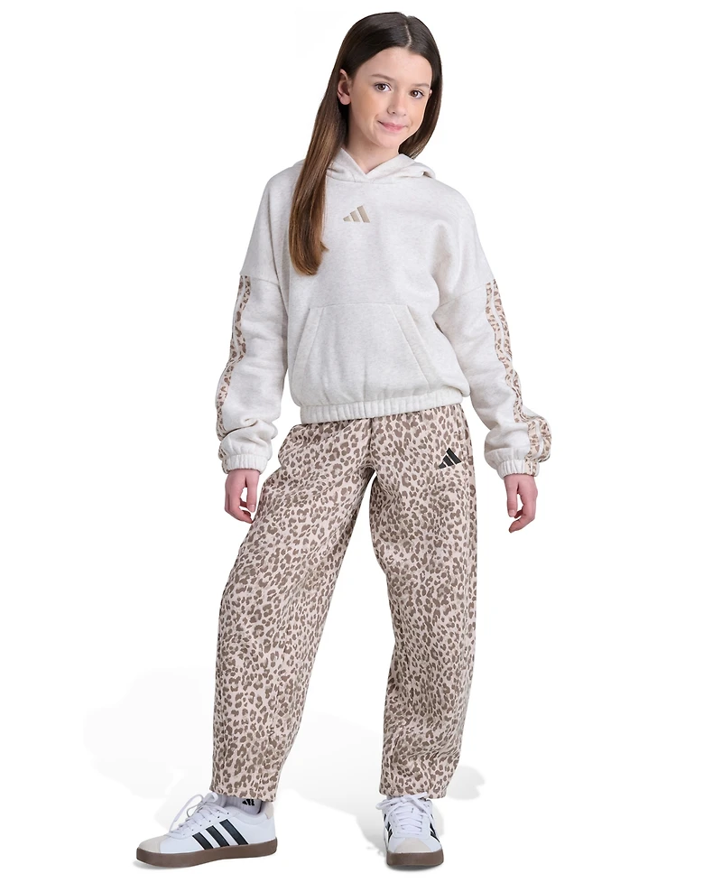 adidas Girls' 8-16 Long-Sleeve Sweatshirt