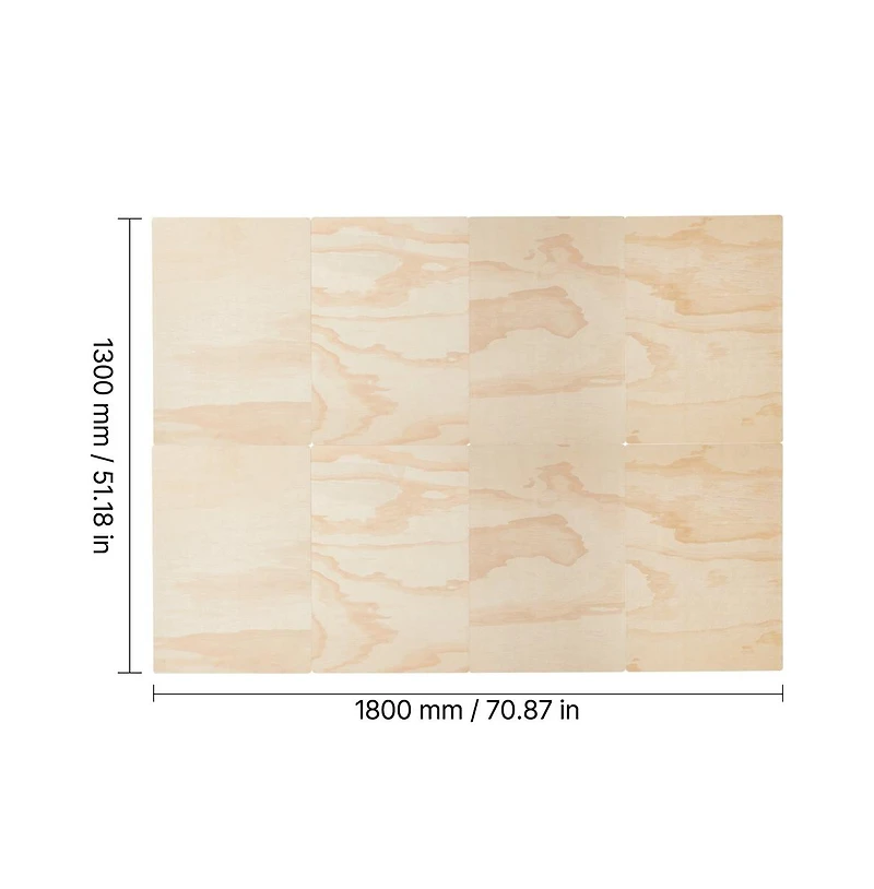 Sugift Full Size Foldable Bunkie Board with Pine Plywood Slats
