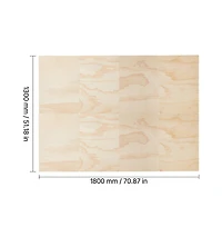 Sugift Full Size Foldable Bunkie Board with Pine Plywood Slats