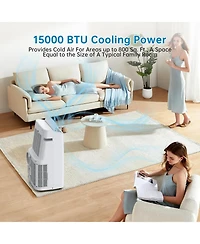 Xo Portable Air Conditioner 3-in-1 Cooling Dehumidifier Fan with Remote Control