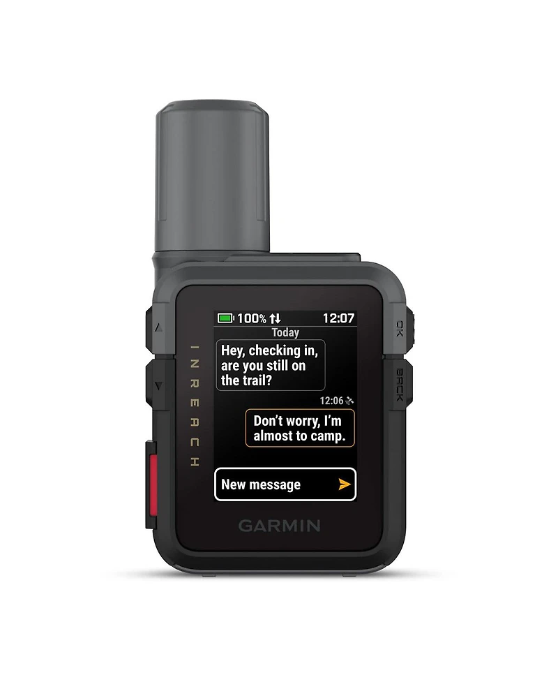 Garmin inReach Mini 3 Compact Satellite Communicator 1.9" Outdoor Gps with Worldwide Maps and Built-In Bluetooth - Black
