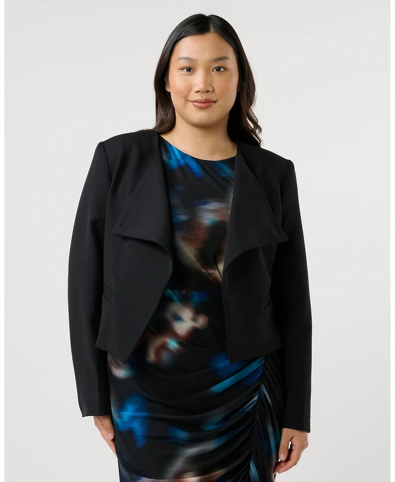 Estelle Plus Eboni Cropped Jacket