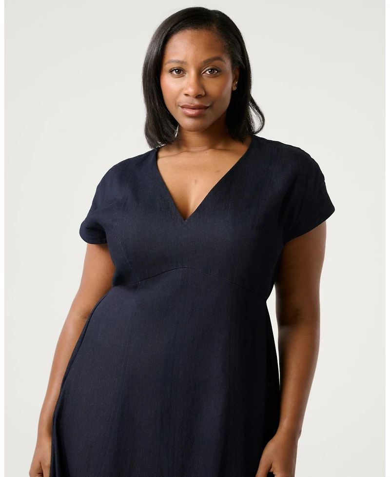Estelle Abbie Denim Midi Dress