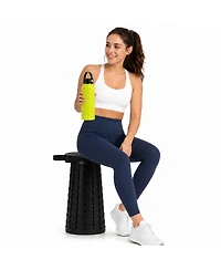 Seamless Outdoors Portable Retractable Stool and Insulated Tumbler Bundle - Travel, Camping and Outdoor Essentials