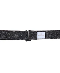 Trafalgar Men's Esteban Scrolling Vines Tone on Ton Patterned Silk Self Tie Bow Tie