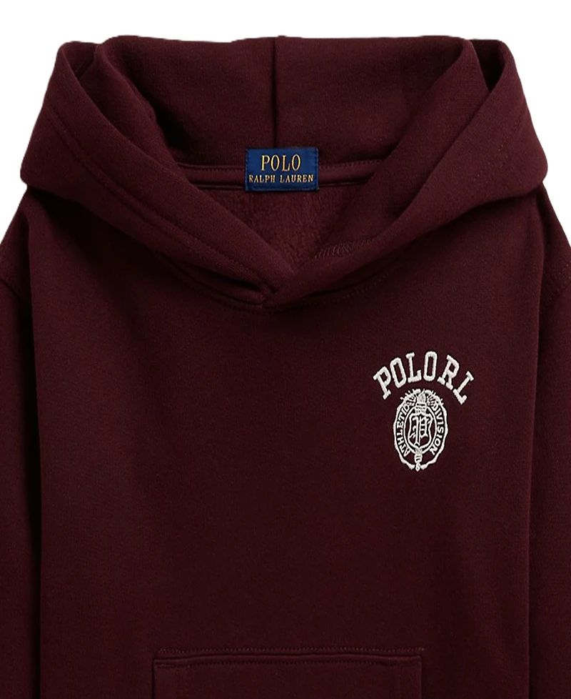 Polo Ralph Lauren Boys' 2T-7 Big Fit Logo Fleece Hoodie