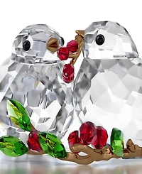 Swarovski Idyllia Bird Couple and Berries Crystal Figurine