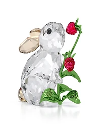 Swarovski Idyllia Rabbit and Raspberries Crystal Figurine