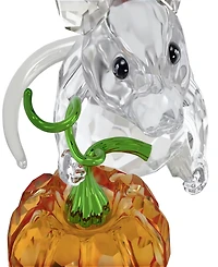 Swarovski Idyllia Mouse and Pumpkin Crystal Figurine