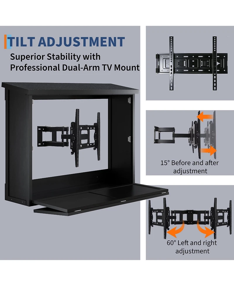 gaomon 55 Inch Outdoor Tv Enclosure