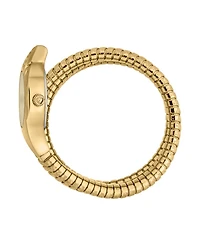 Just Cavalli Women's Reptilia Quartz Ip Gold Stainless Steel Bracelet Watch