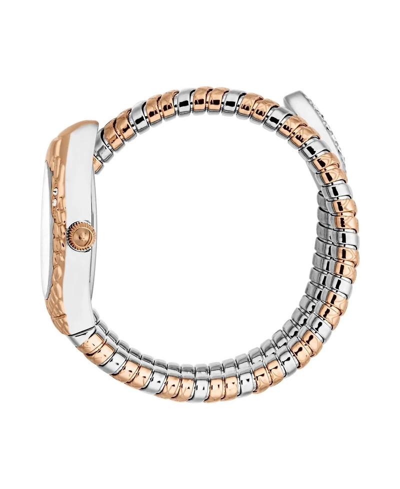 Just Cavalli Women's Vetra Quartz Two Tone Stainless Steel Bracelet Watch