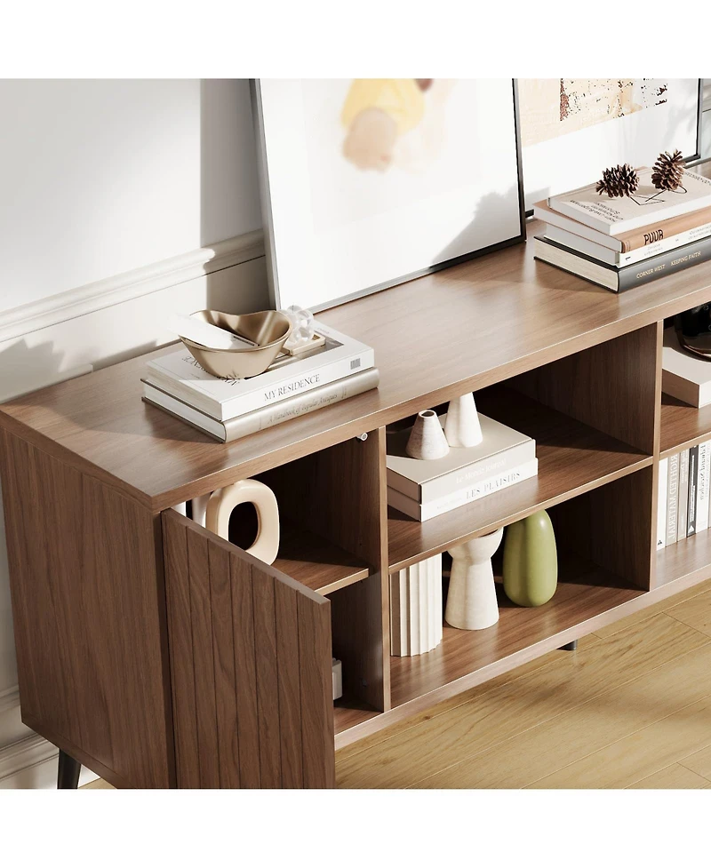 gaomon Mid-Century Modern Tv Stand for Tvs Up to 75"
