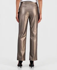 Anne Klein Women's Mid-Rise Bootcut Ankle Pants