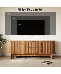 homfan 63" Tv Stand for TVs Up to 70"