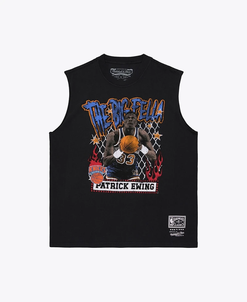 Mitchell Ness Men's Patrick Ewing Black New York Knicks Best in Class Tank Top