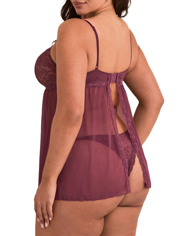 Adore Me Plus Collie Babydoll Lingerie