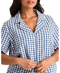 Adore Me Plus Barbara Short Pajama Set
