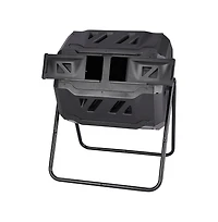 Sugift 43 Gallon Dual Chamber Compost Tumbler Rotating Garden Composter