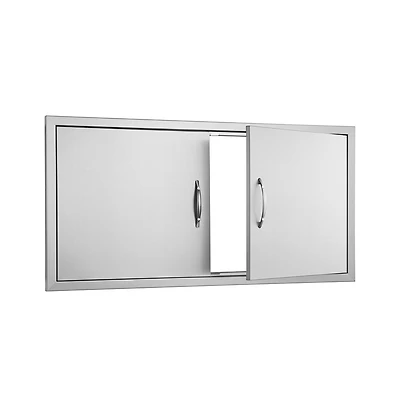 Sugift Bbq Access Door in Double Stainless Steel Flush Mount