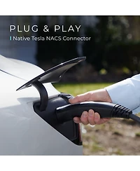 Lectron Level 1 Tesla Charger - 120V, 15A, Nema 5-15 Plug, 16 feet Extension Cord