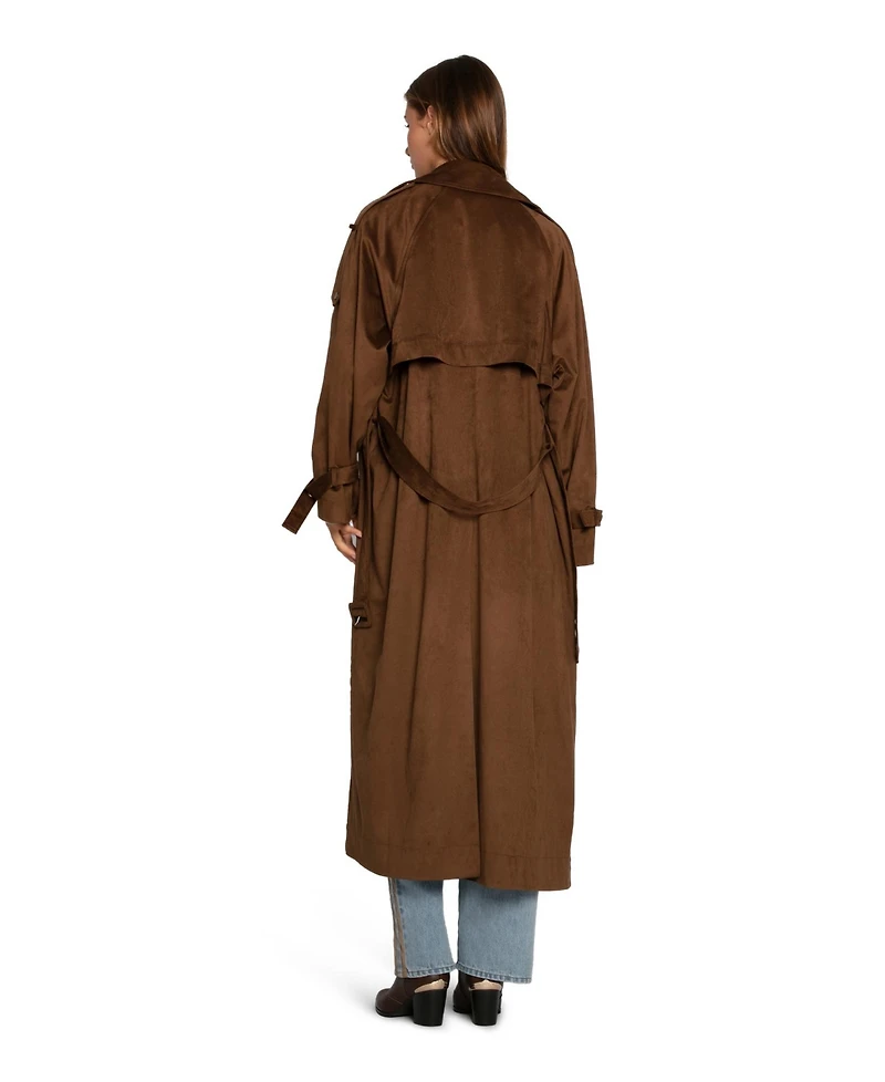 Belle & Bloom Women's Long Lost Lover Soft Maxi Trench