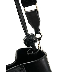 Velez Embossed Leather Tote Bag