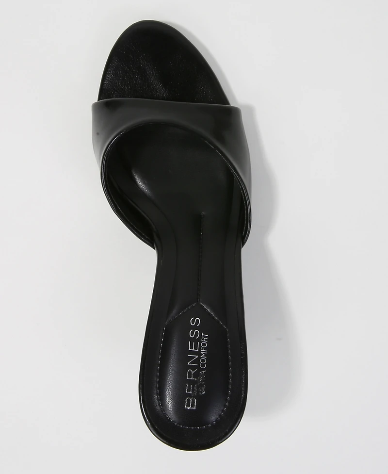 Berness Women's Cath Minimalist Heeled Slides