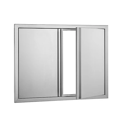 Sugift Bbq Access Door in Double Outdoor Kitchen Stainless Steel