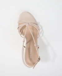 Berness Women's Kataleya Knotted Strappy Stiletto Heeled Sandals