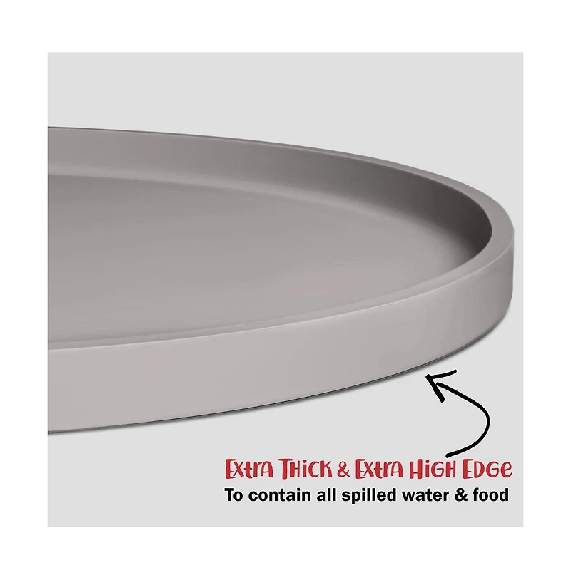 DogBuddy Oval Dog Food Mat/ Pet Placemat