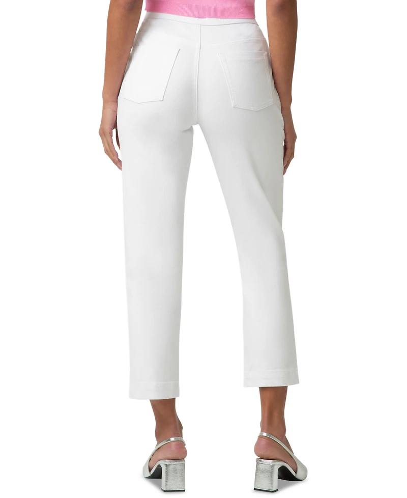 Hue Women's Rhinestone Denim Pull-On Pants