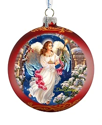 G.DeBrekht Angel In The Arch Glass Ornament