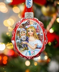 G.DeBrekht Nutcracker Keepsake Glass Ornament