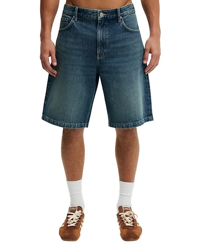 Cotton On Men's Baggy Denim Shorts