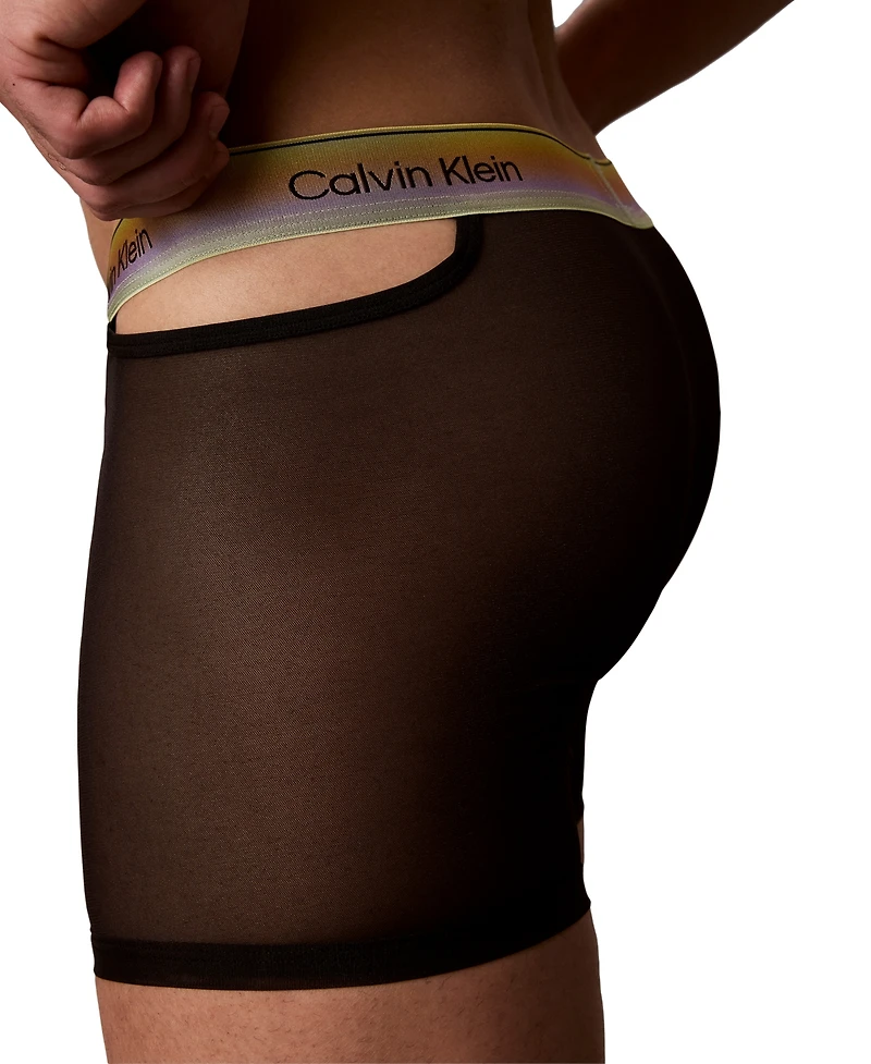 Calvin Klein Men's 1-Pack Pride Mesh Boxer Brief Underwear